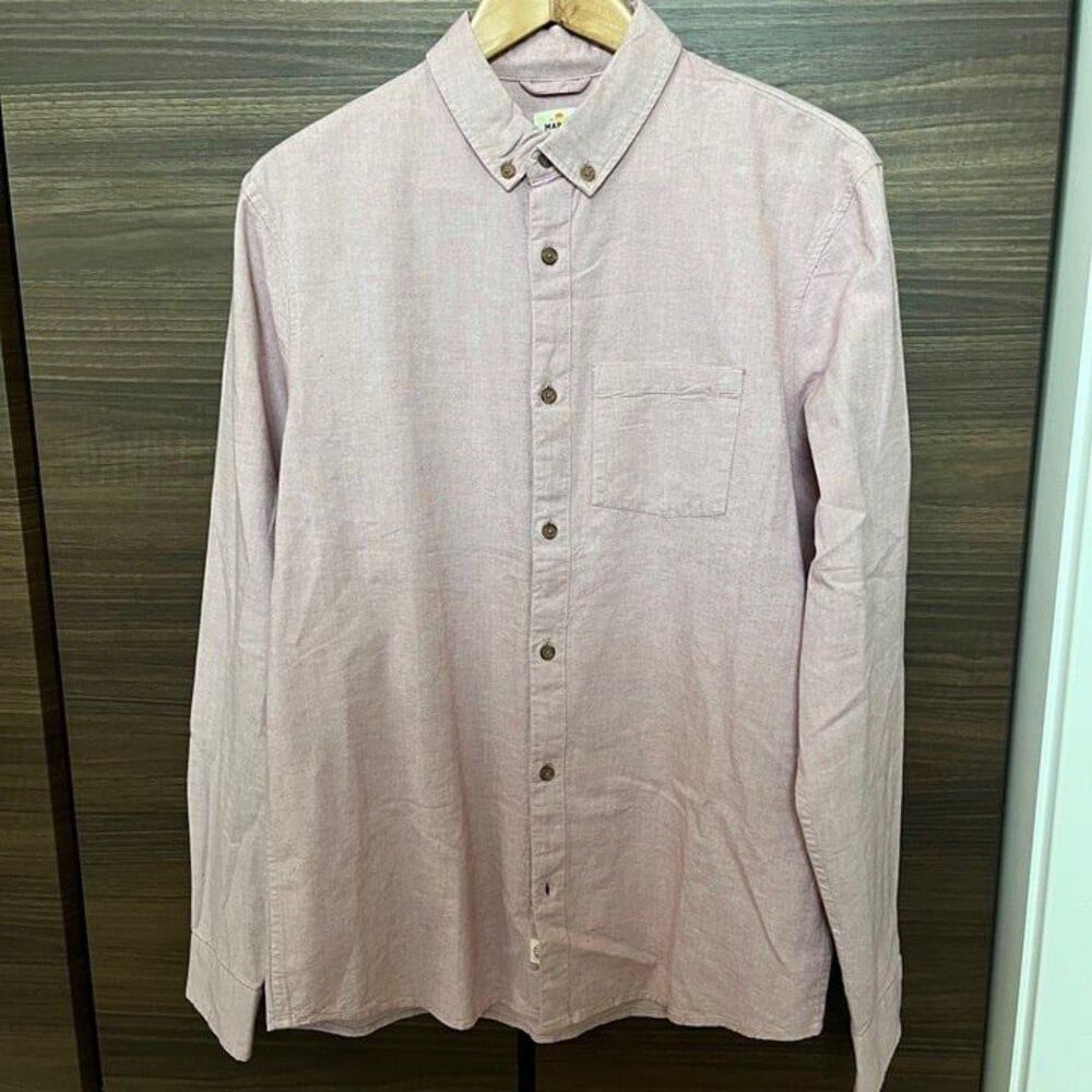 Marine Layer Button-down shirt -- pink